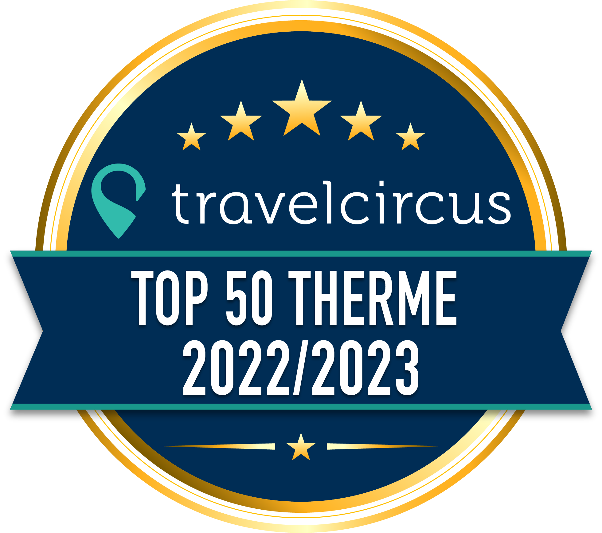 TravelCircus Top 50 Therme 2022/2023 Siegel